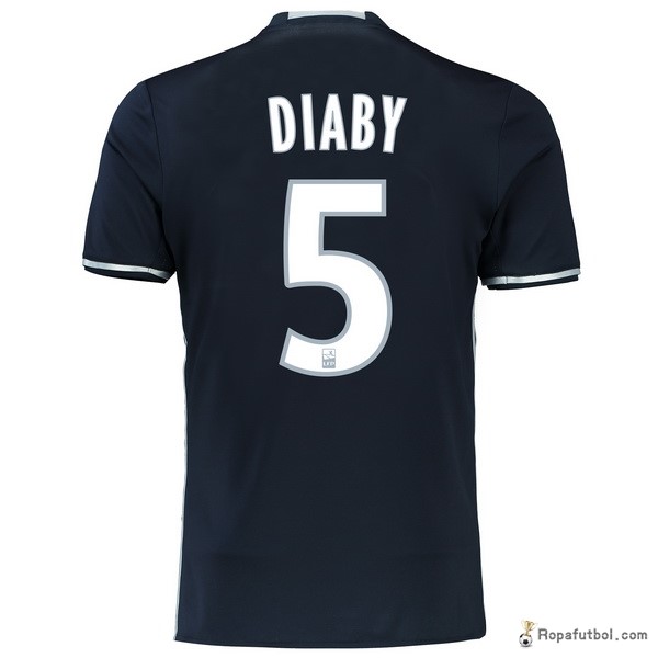 Camiseta Marsella Replica Segunda Ropa Diaby 2016/17 Negro